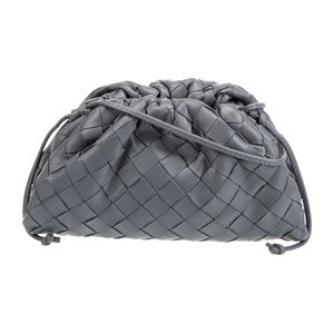 Bottega Veneta Gray Intrecciato Clutch